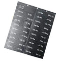 Weight Stickers for Gym Equipment