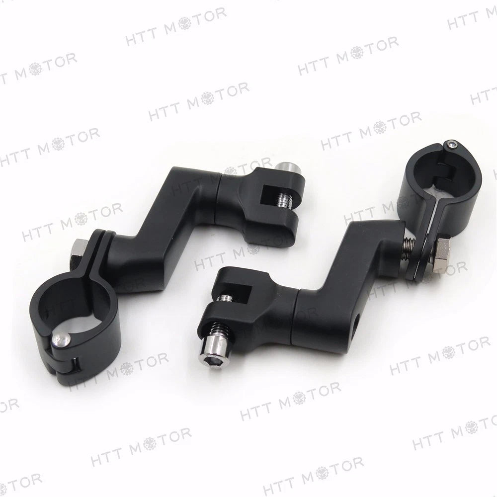 Longhorn Offset Peg Mounts 1.25" for Harley