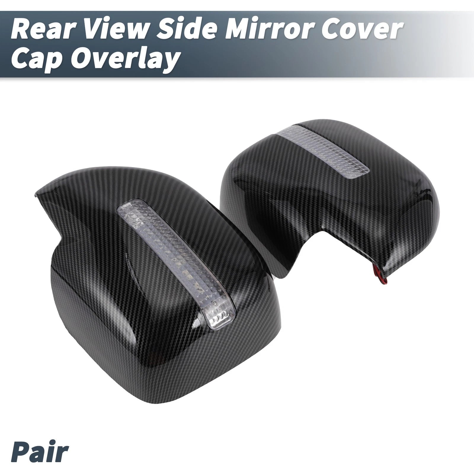 Rearview Mirror Cover Overlay Replacement for Lexus LX470 (1998–2007)