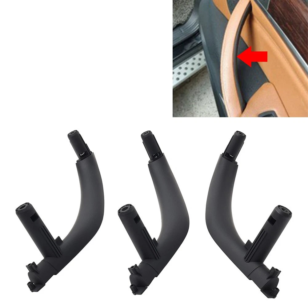 3pcs Interior Door Pull Handle Trim Cover for BMW X5 X6 F15 F16 (2014–2018)