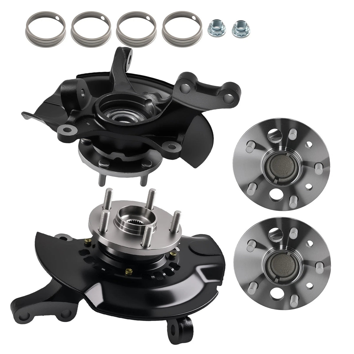 Front Loaded Knuckle + Rear Hub Bearing for Toyota Camry (2004–2006)