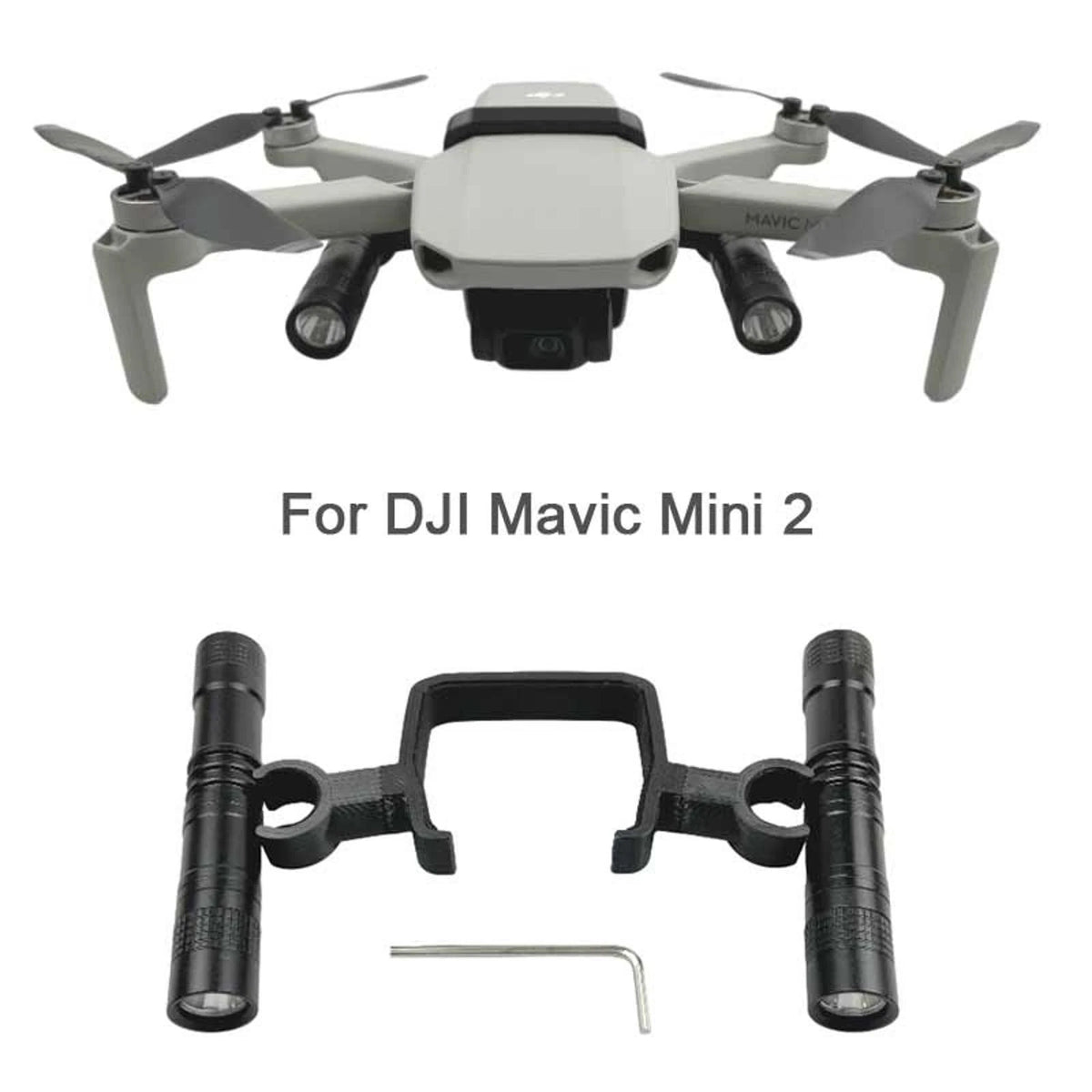 LED Night Flight Lamp Searchlight for DJI Mavic Mini 2 (2020–2021)