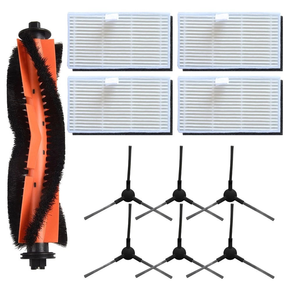 Replacement Main Brush Filters and Side Brushes for MONSGA MS1 MAX