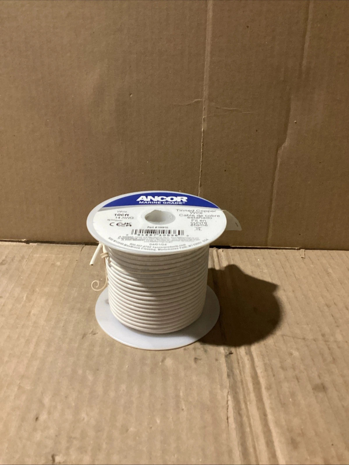 100ft Spool of 14 AWG Tinned Copper Wire for Ancor 104910