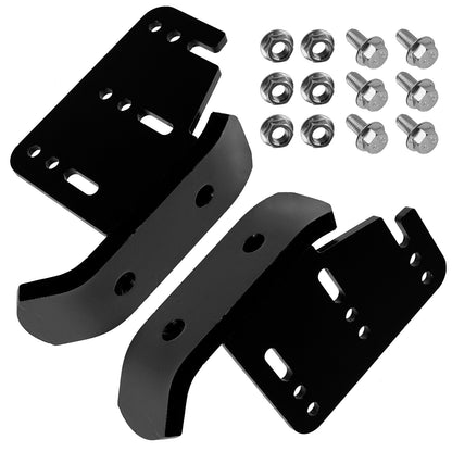 Snow Thrower Skid Shoes Replacement for John Deere D140 D155 E100 (2019–2020)