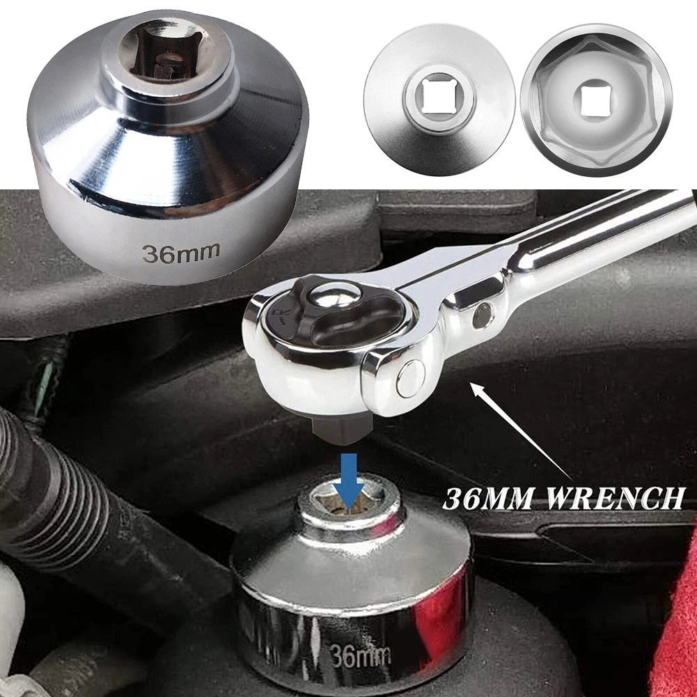 36mm 6-Point Socket Wrench for Oil Filter Cap (S9V1)