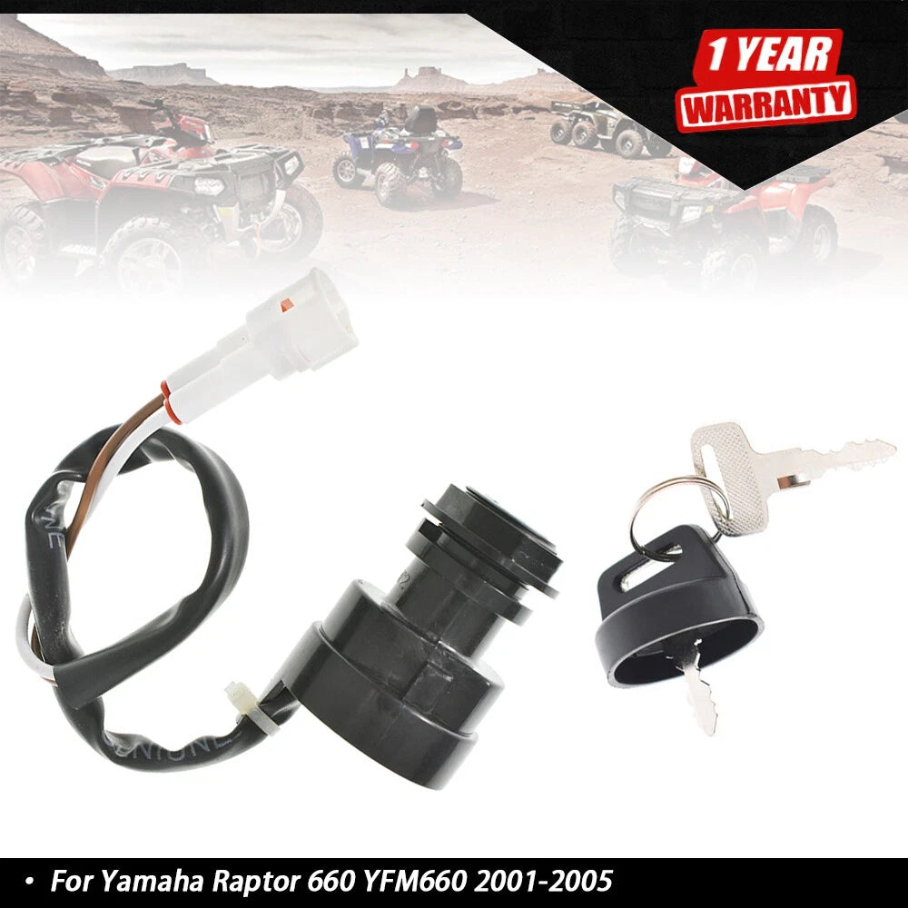 Ignition Key Switch for Yamaha Raptor 660 YFM660 (2001–2005)