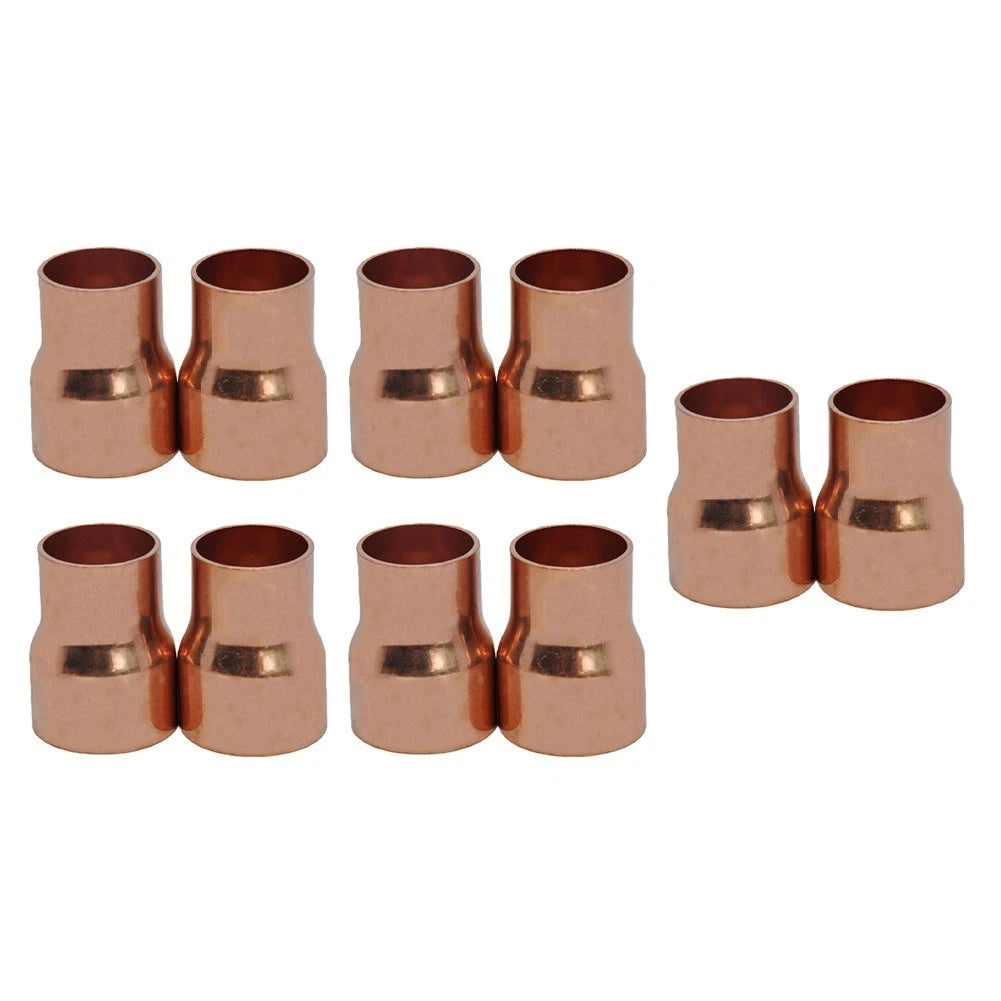 10pcs Copper Reducing Fittings 22x16mm for Refrigeration HVAC