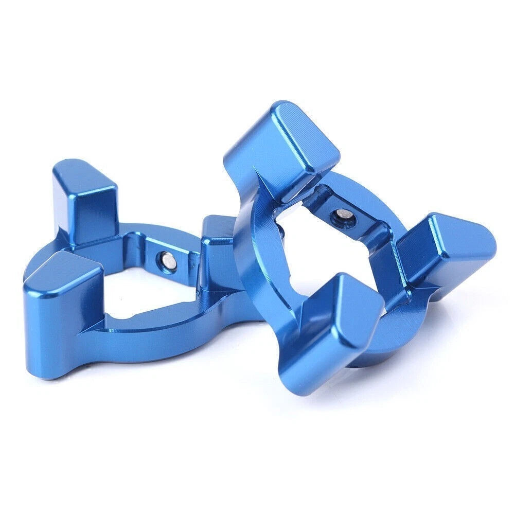 Anodized Fork Preload Adjusters for Universal Motor (14/17/19/22mm) - Blue