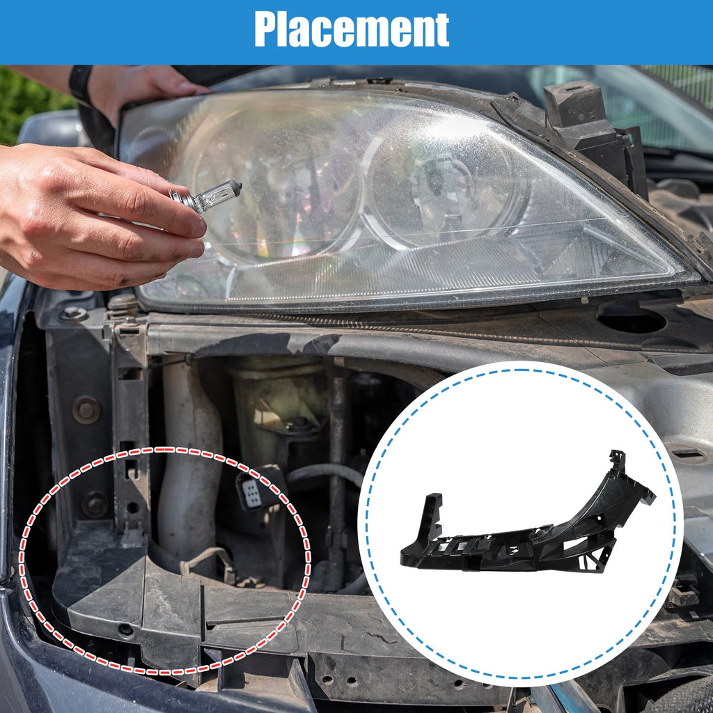 Left Driver Side Headlight Beam Bracket Support for Mercedes-Benz ML350 (2012-2015)