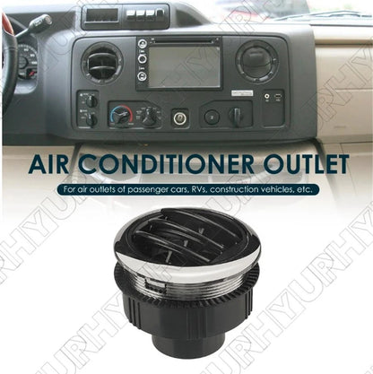 2Pcs 75mm A/C Air Conditioning Outlet Vent for RV Bus Car Boat Yacht