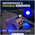 RGBW LED Interior Dome Ceiling Light for Five Oceans (12V) - FO4876