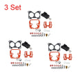 Set of 3 Carburetor Gasket Kit for Johnson Evinrude (0439076, 439076, 435443)