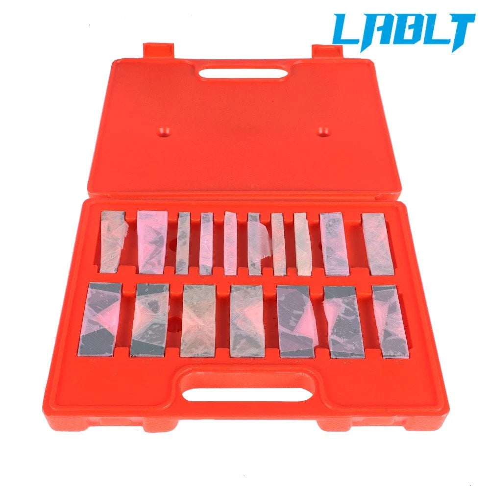 17 Pcs Precision Angle Block Set for Various Applications (1/4 to 45 Degree)