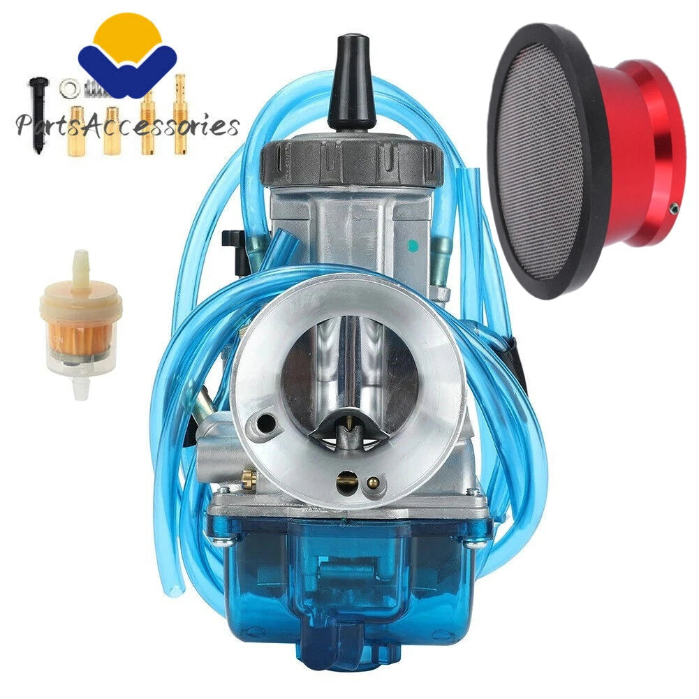 Carburetor & Air Filter Set for Yamaha YZ125 YZ250, Kawasaki KX125 KX250, Suzuki RM125
