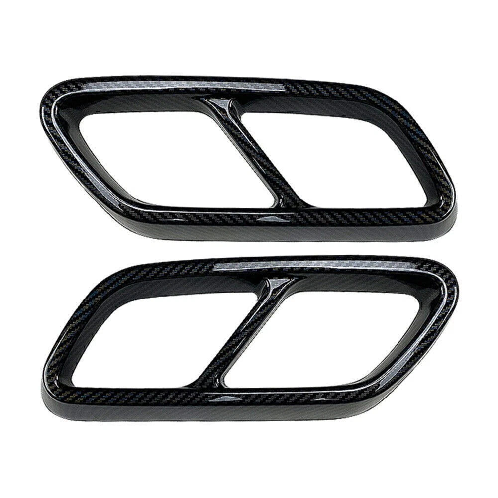 Carbon tailpipe trim muffler for Mercedes Benz C-Class (W20)