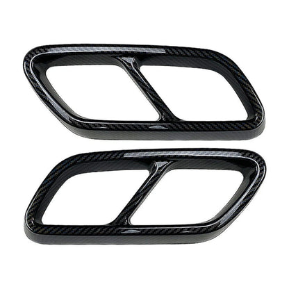 Carbon tailpipe trim muffler for Mercedes Benz C-Class (W20)