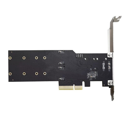 M.2 SSD Adapter Expansion Card for PCIe 3.1 X8 (Dual M-key)