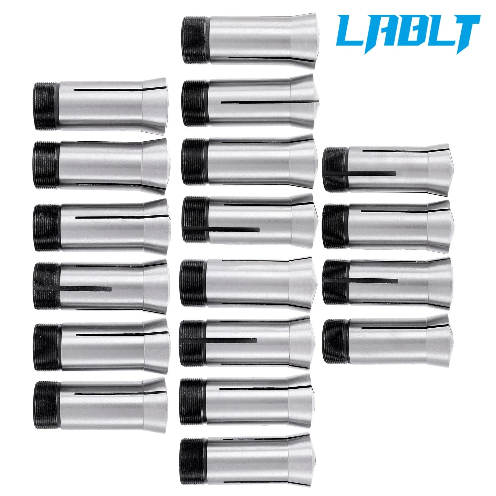 Set of 18 Precision 5C Collets for (1/16–1-1/8")