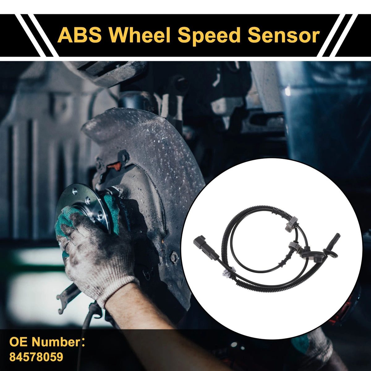 ABS Wheel Speed Sensor Front Left Replacement for Chevrolet Blazer (1996–2005)