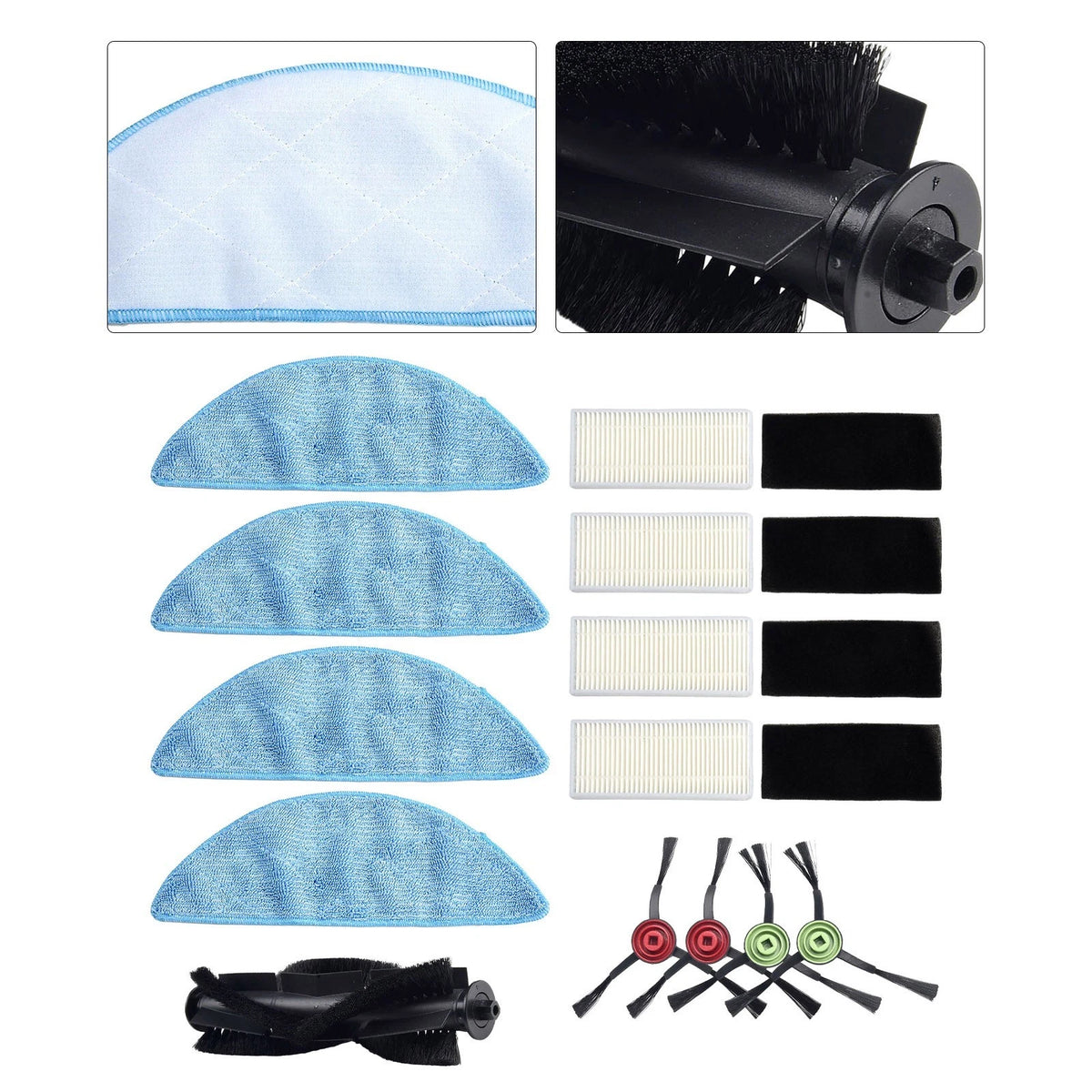 Filter Side Brushes for Conga Eternal Max (Replacement Kit)