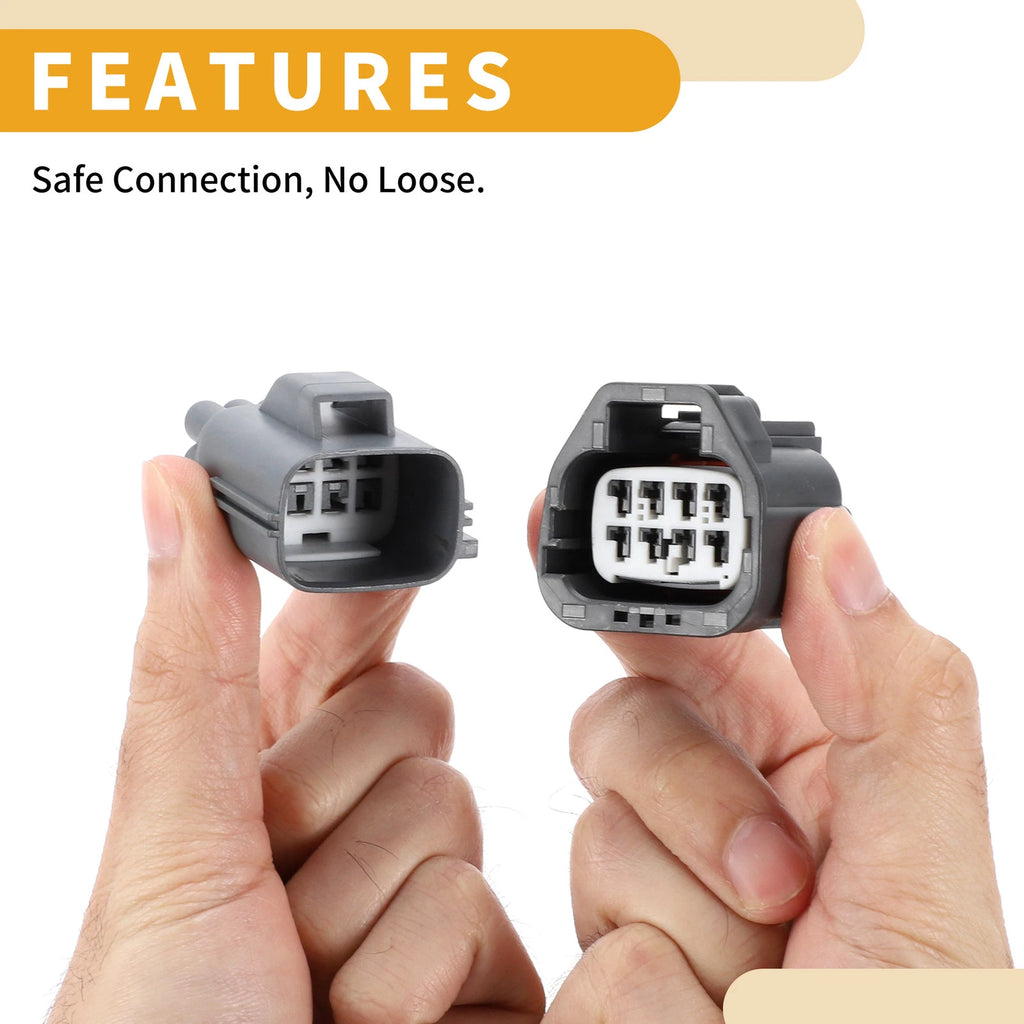 8 Pin Throttle Pedal Connector Plug for Ford (1 Set)