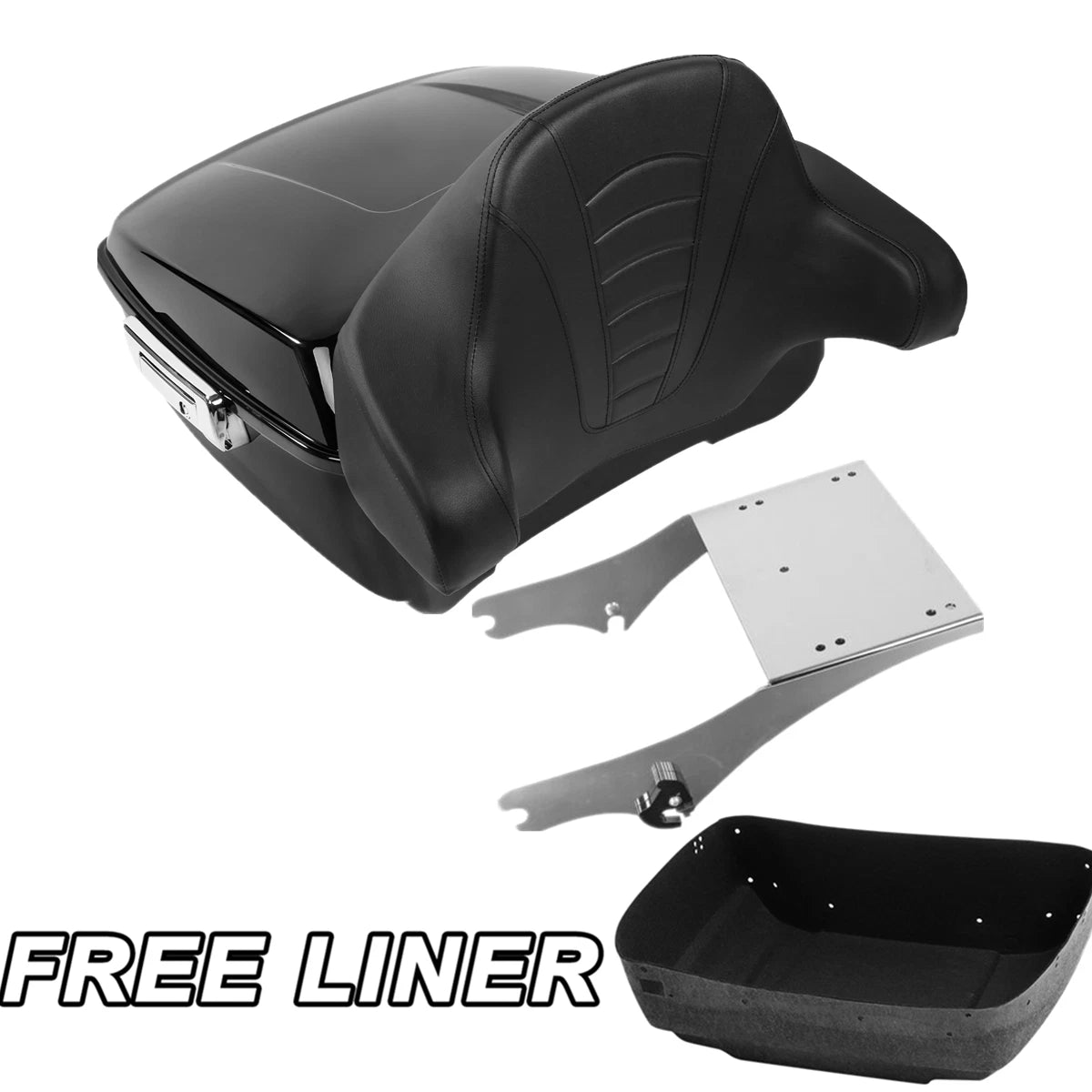 Trunk Mount Backrest for Harley Electra Glide (1997–2008)