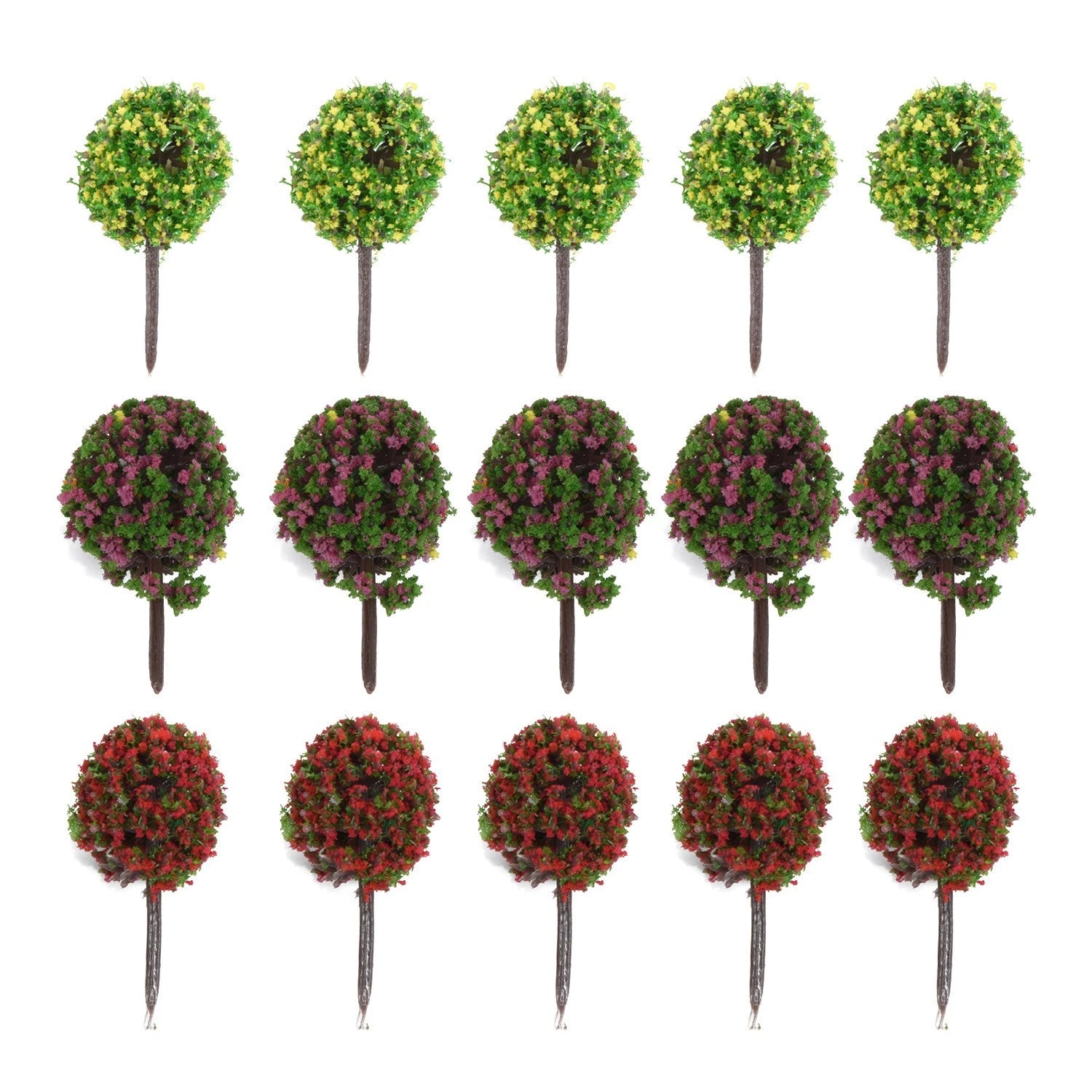 1:100 Scale Model Trees for Train Layout Park Scenery