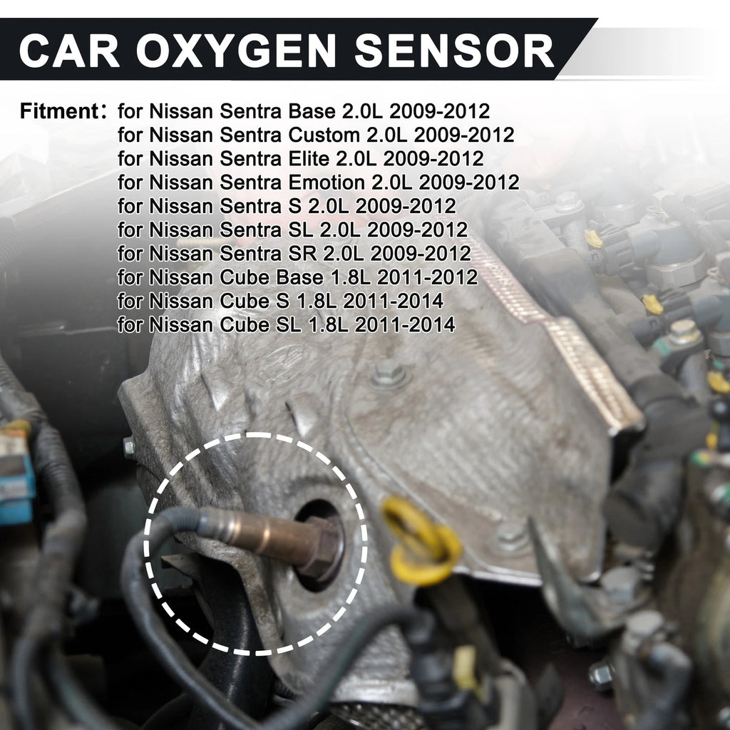 2X Upstream & Downstream Oxygen Sensor for Nissan Sentra 2.0L (2000–2006) 2344380