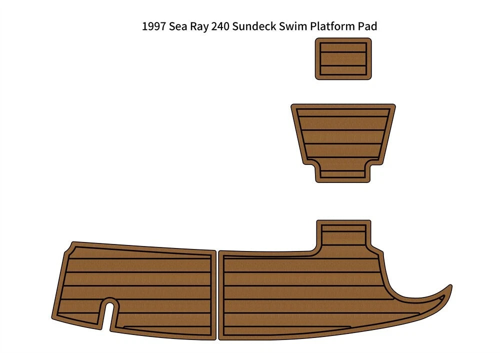 EVA Foam Swim Platform Pad for Sea Ray 240 Sundeck (1997)