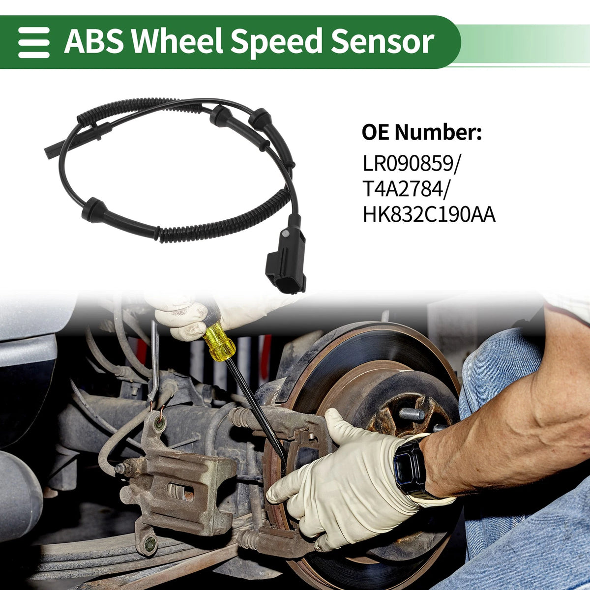 ABS Wheel Speed Sensor No.HK832C190AA for Land Rover Range Rover Velar (2018–2023)