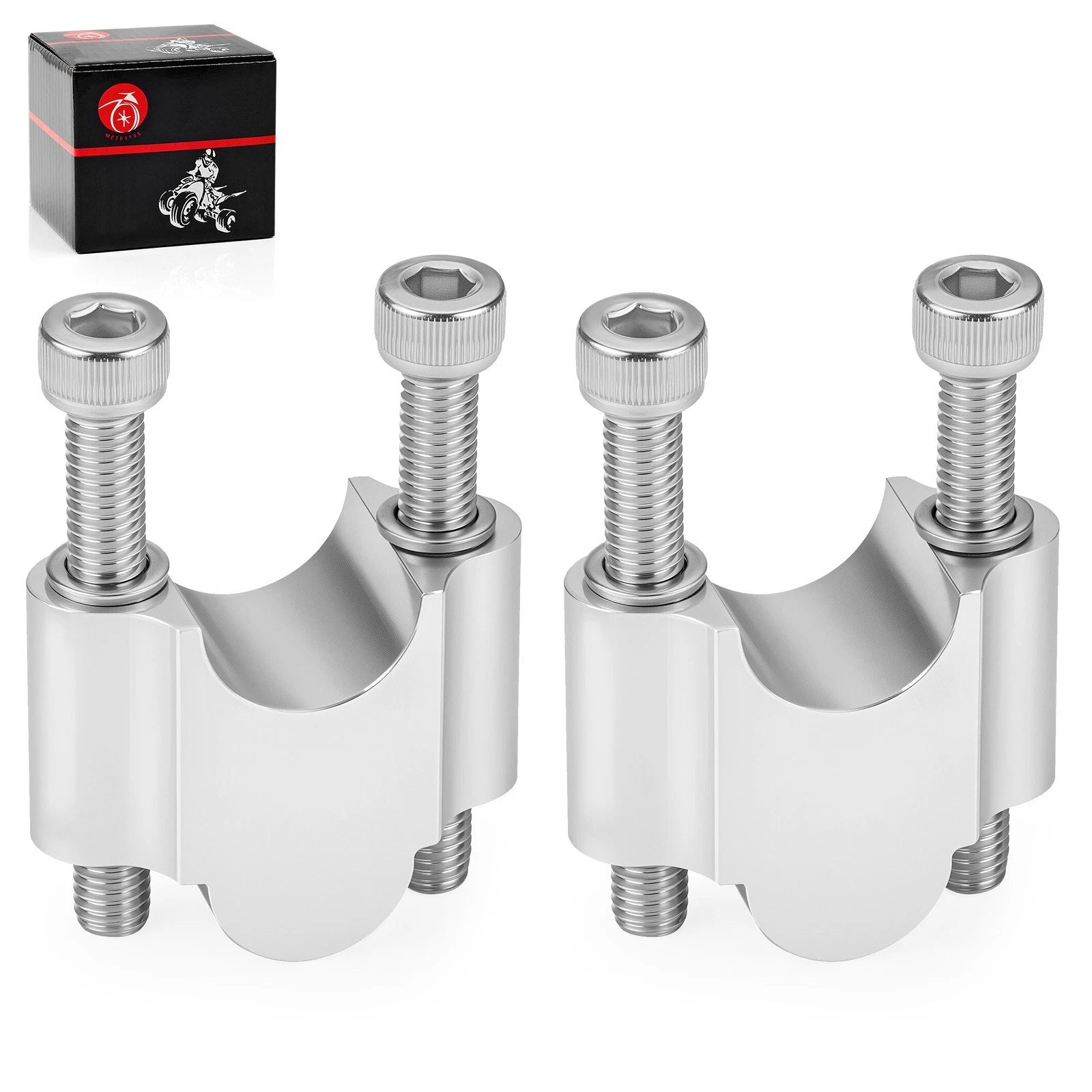 7/8'' Handlebar Risers Bar Kit Clamp 30MM Height for Yamaha ATV Dirt Bike