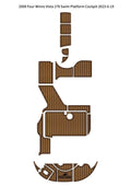 Swim Platform Cockpit Pad for Four Winns Vista 278 (2008) - EVA Foam Deck Mat