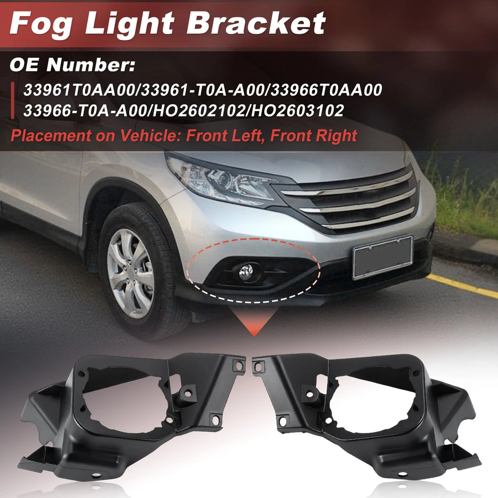 Fog Light Bracket Replacement for Honda CR-V 2012–2014 Driver Passenger Side