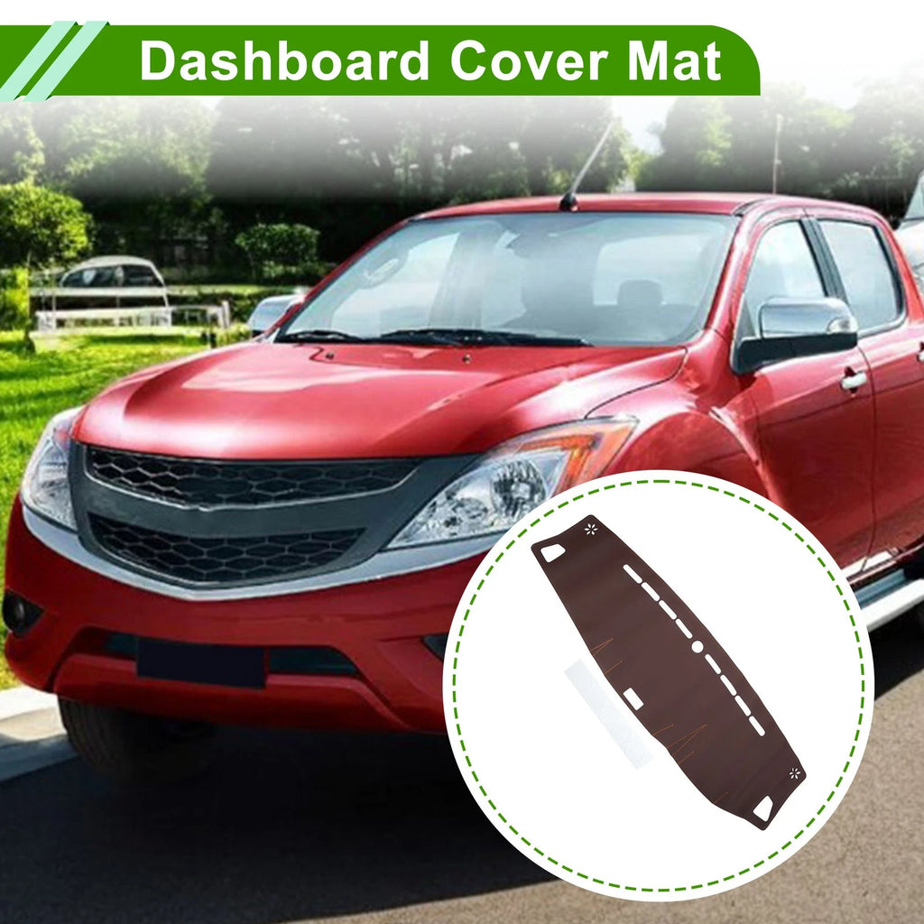 Dash Cover Mat Carpet Brown for Mazda BT50 TF 2007–2023