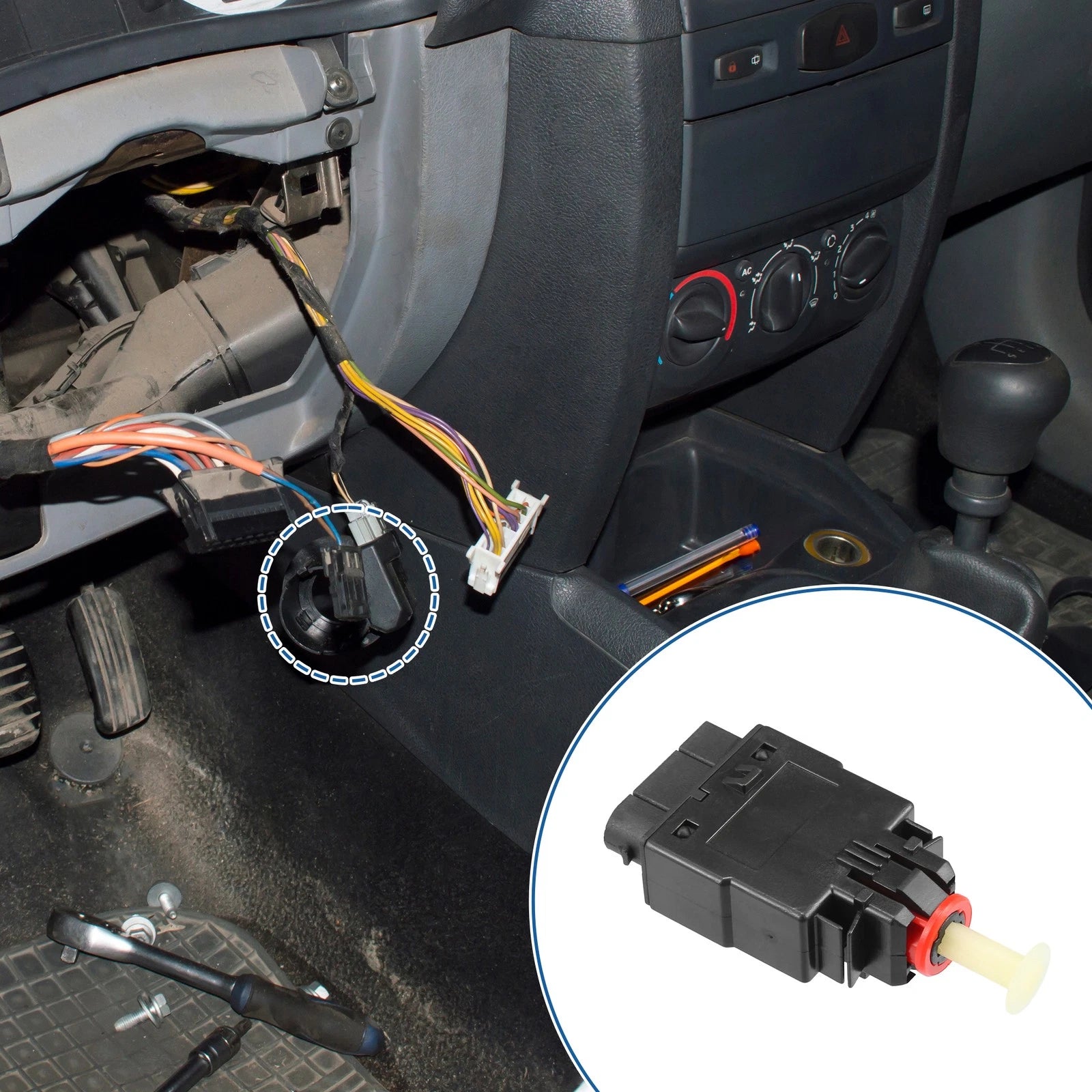 Stop Lamp Switch Replacement for BMW 525i (1989–1995)