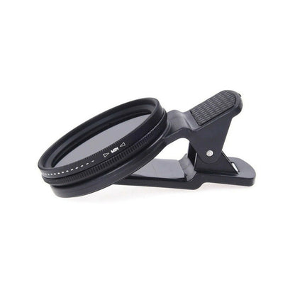 37mm Clip ND2-400 Adjustable Neutral Density Lens Filter for Universal Phones