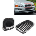1 Pair Front Bumper Kidney Grille for BMW 3 Series E46 (1998–2001)