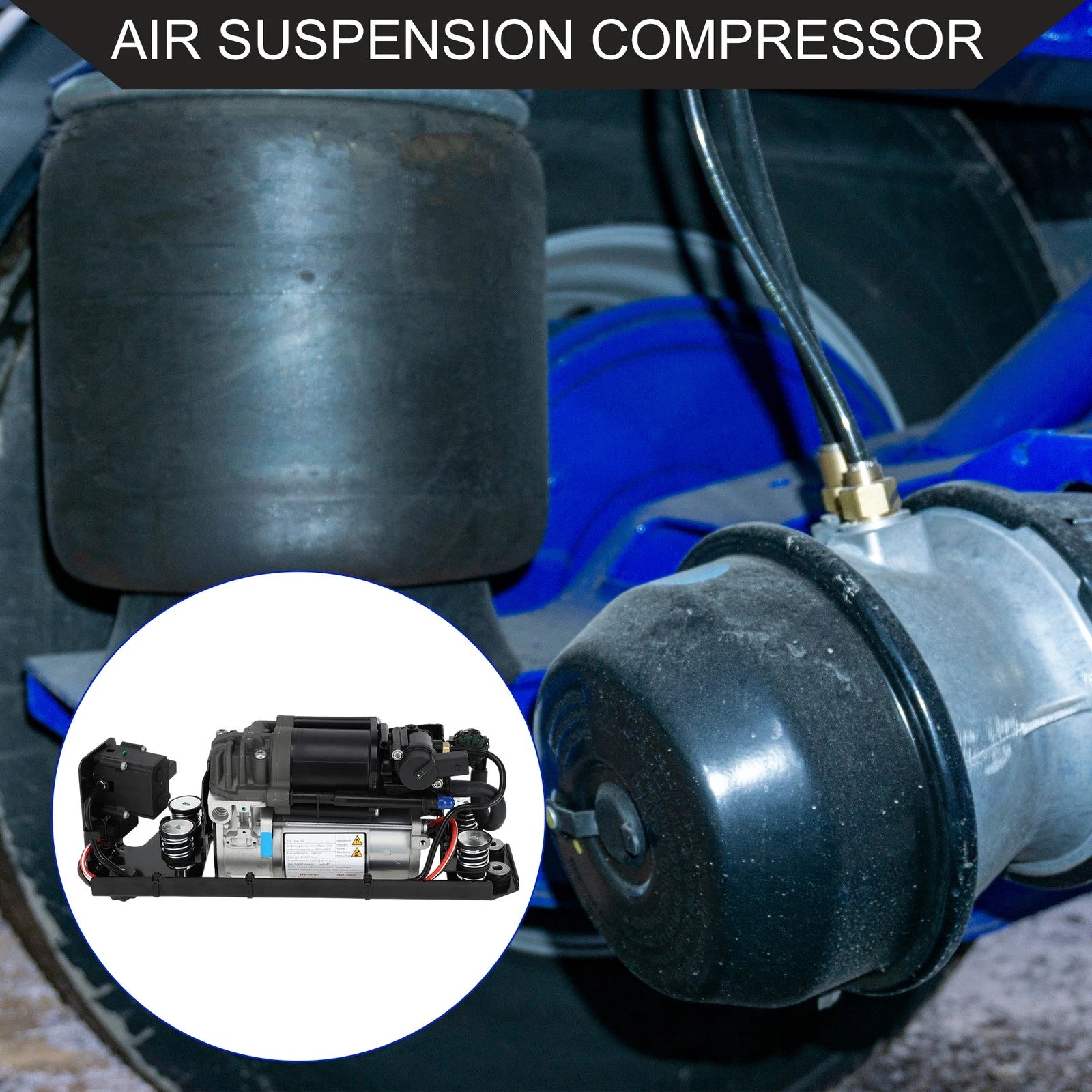 Air Suspension Compressor with Bracket Valve for BMW 730i (2009–2015)