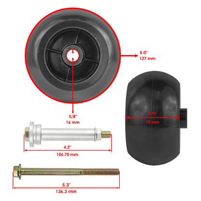 Deck Wheel with Bolt for Husqvarna Troy Bilt Lawn Mower GTH250 (2000–2000)