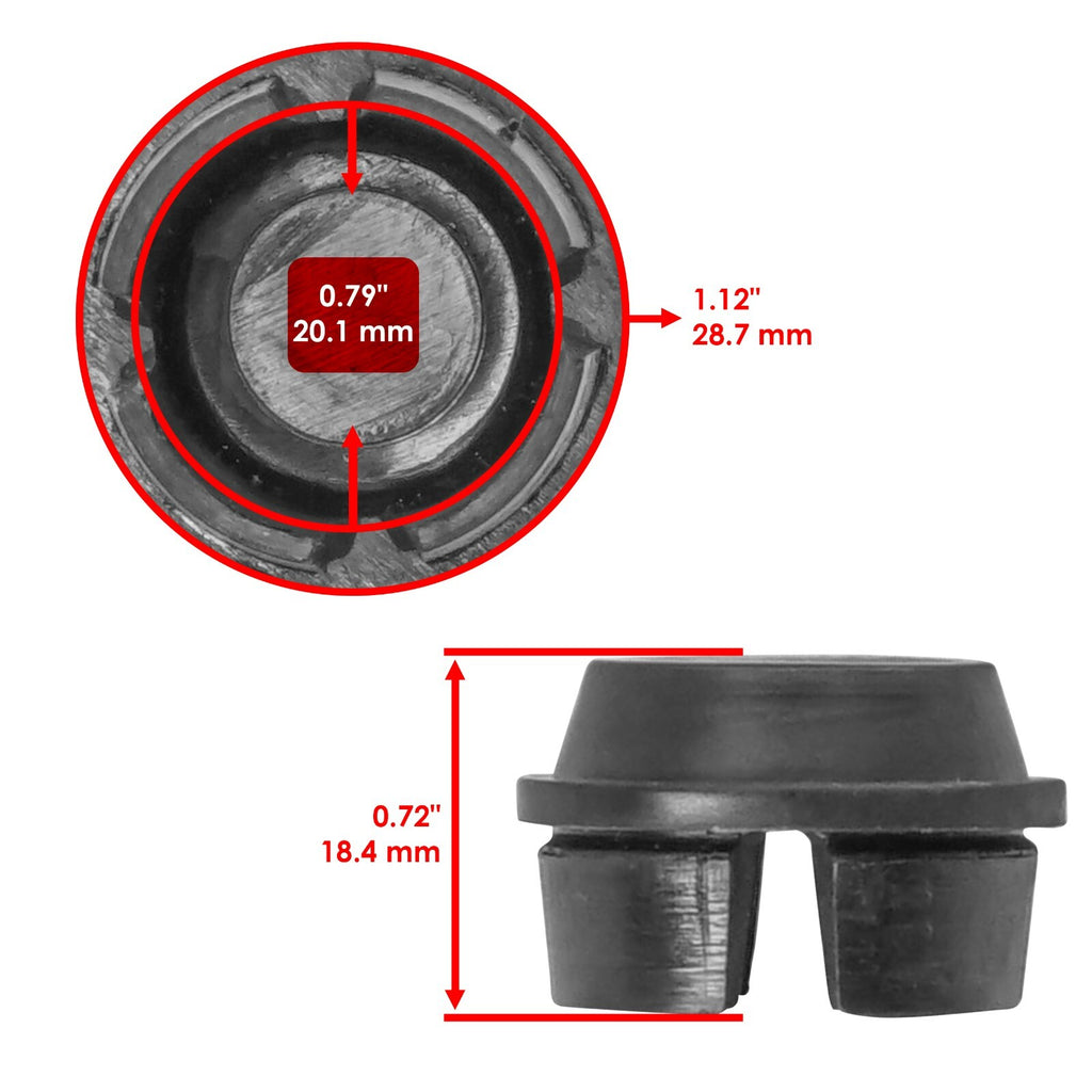 Mower Deck Wheel Kit with Hub Replacement for John Deere 240 245 260 (2010–2010)