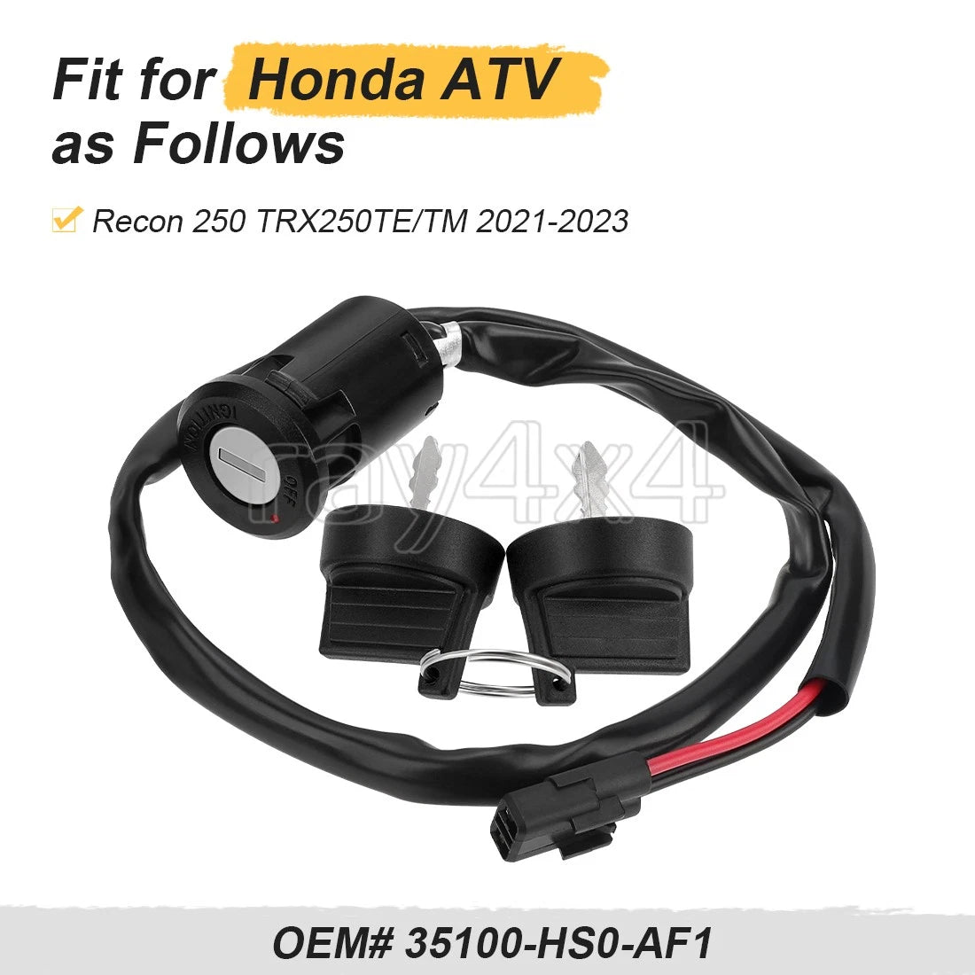 Ignition Switch Key Lock Set for Honda (2021–2023) 35100-HS0-AF1