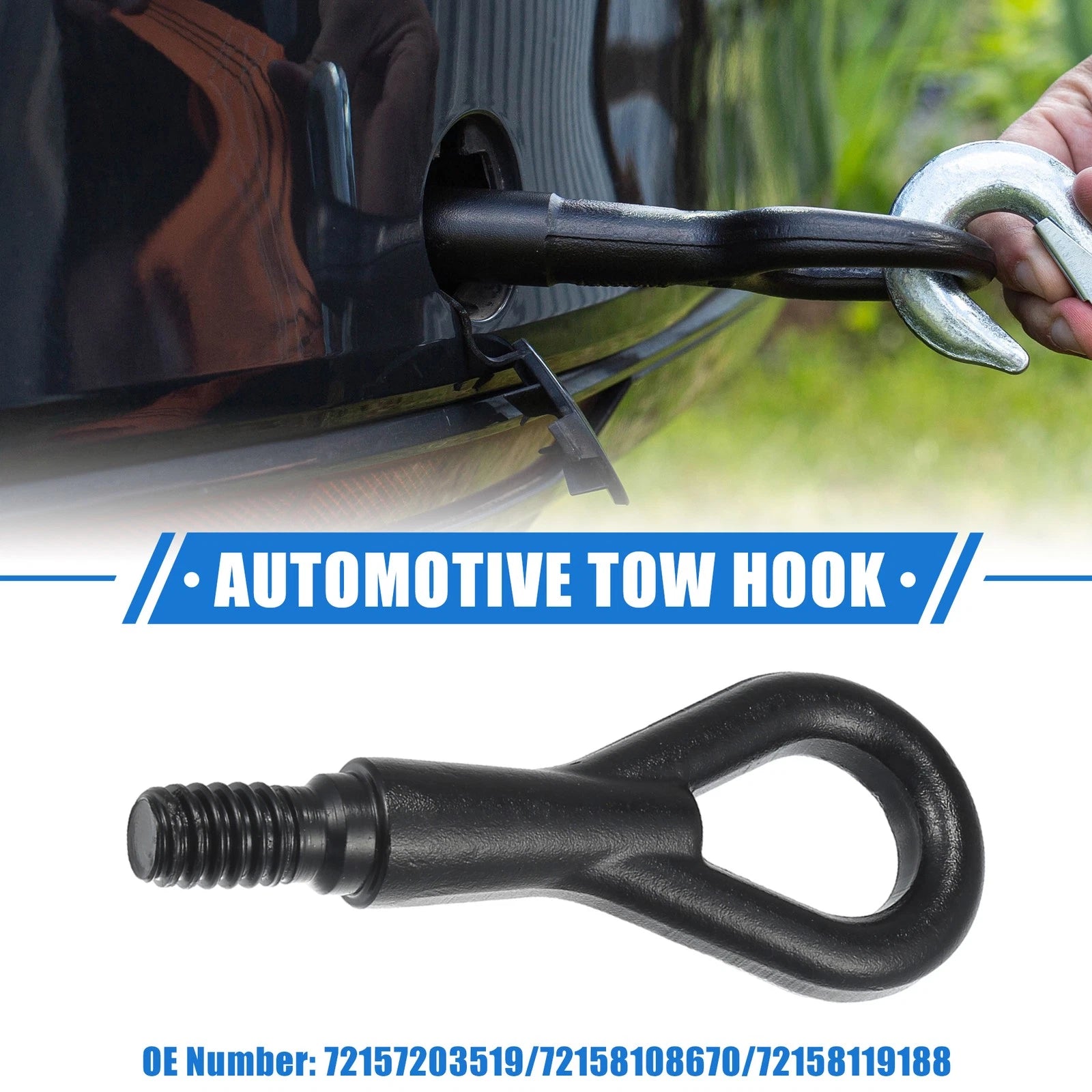 Tow Hook Replacement for BMW 740i Base Front Rear Bumper (2011–2015)