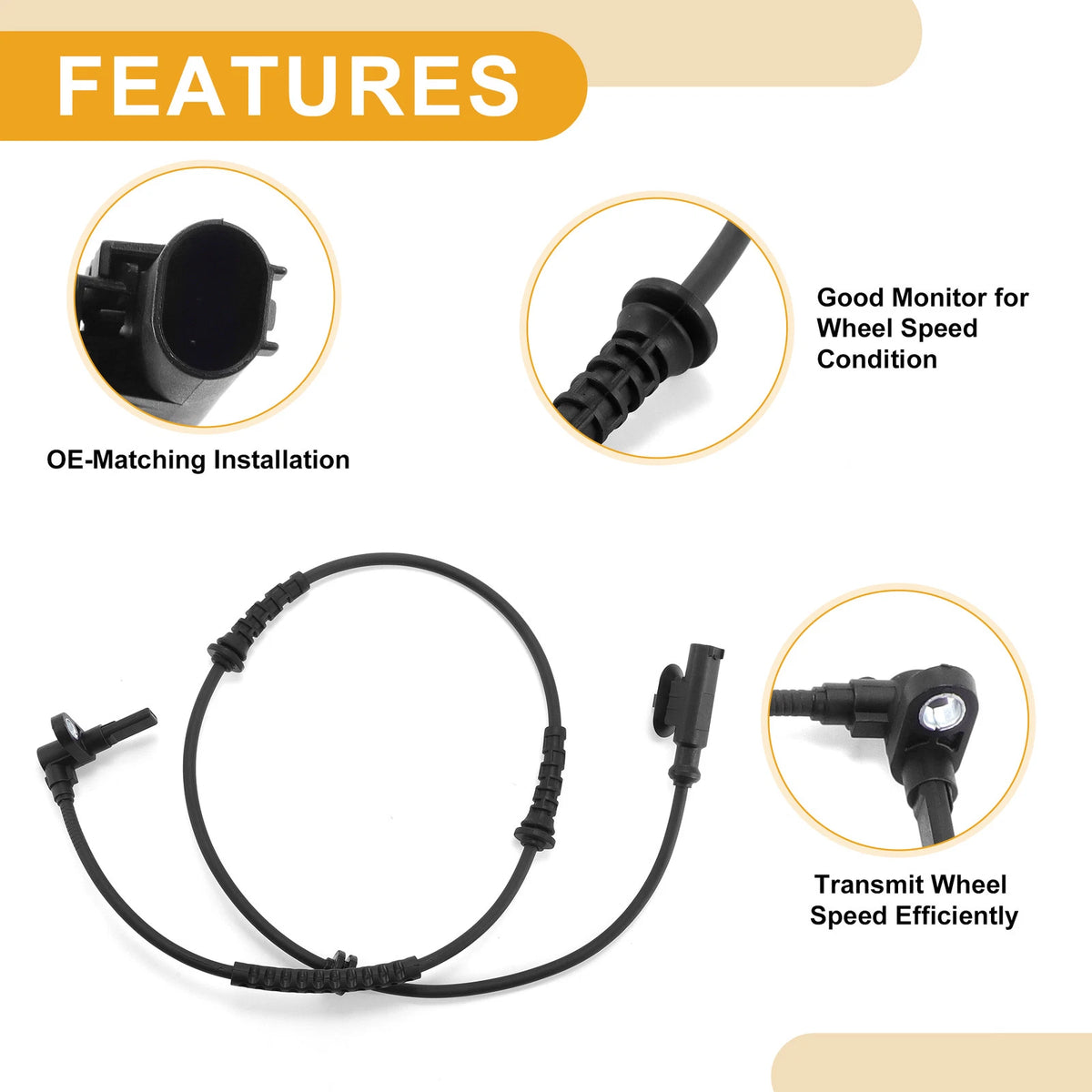 ABS Wheel Speed Sensor No. 52070364 for FIAT Tipo Kombi (2016–2020)
