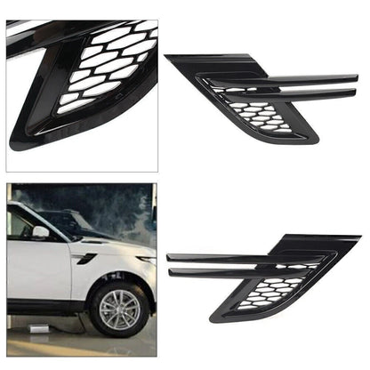 Side Grille Mesh Grill Vent for Land Rover Range Rover Sport (2014–2017) Black