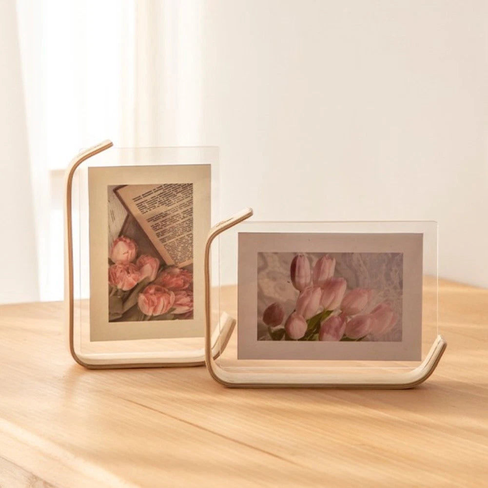 Double Sided Acrylic Photo Frame for Popular Photo Sizes