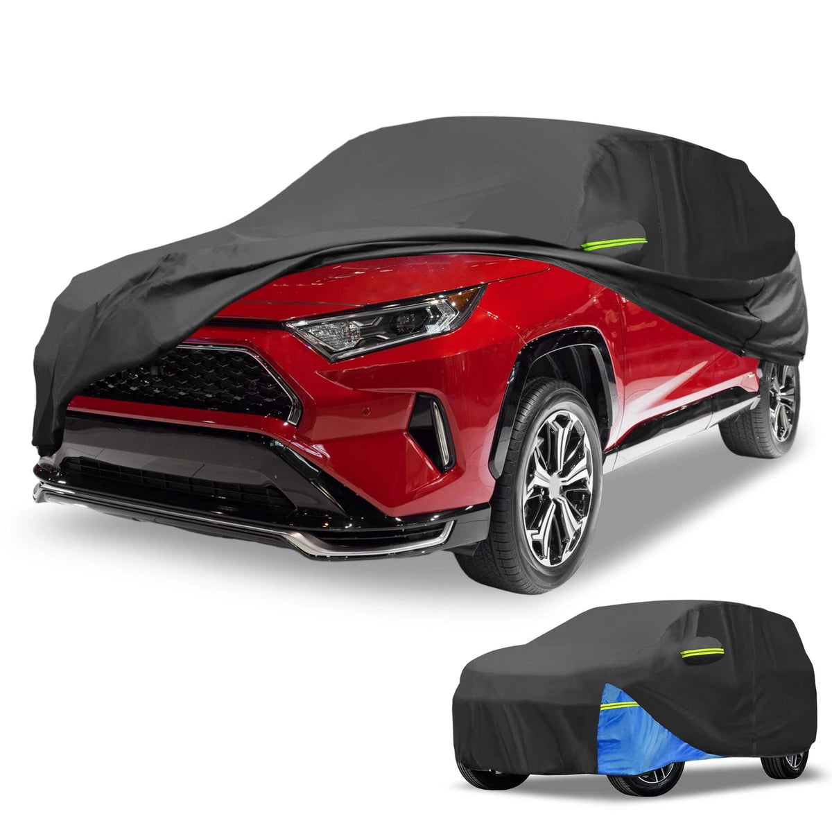 Waterproof Car Cover with Door Zipper for Toyota Highlander (2010–2023)