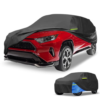 Waterproof Car Cover with Door Zipper for Toyota Highlander (2010–2023)