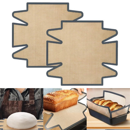 2 Silicone Baking Mats for Bread Loaf Pan Non-Stick Heat Resistant