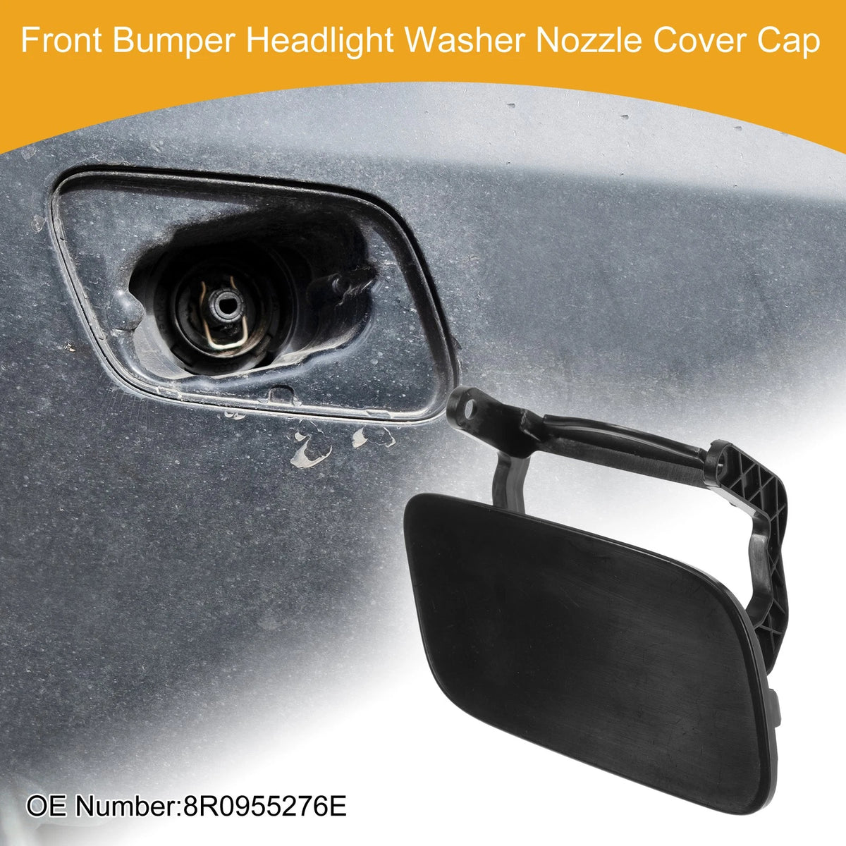 Washer Nozzle Cover Cap for Audi Q5 (2013–2017) - Unpainted 1 Pc